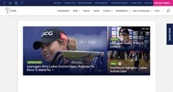 Desktop Screenshot of lpga.com